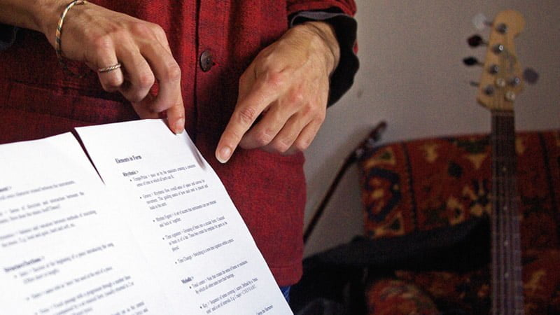 Songwriting & composition workshop