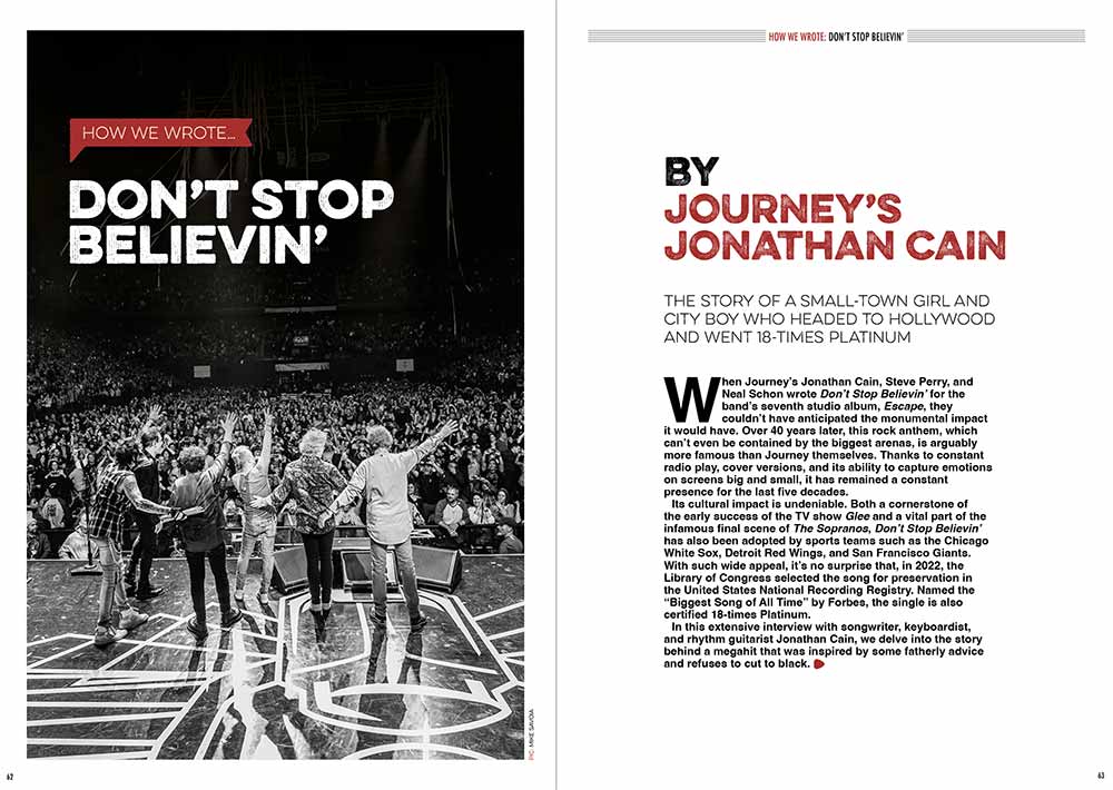 How we wrote 'Don't Stop Believin'' in Songwriting Magazine
