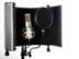 Editors Keys' Portable Vocal Booth Pro 2 set up with floor stand included (mic not included!)