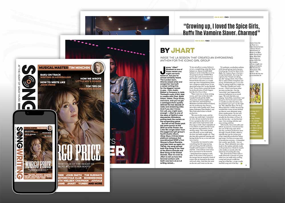 How we wrote 'Power' in Songwriting Magazine Autumn 2025